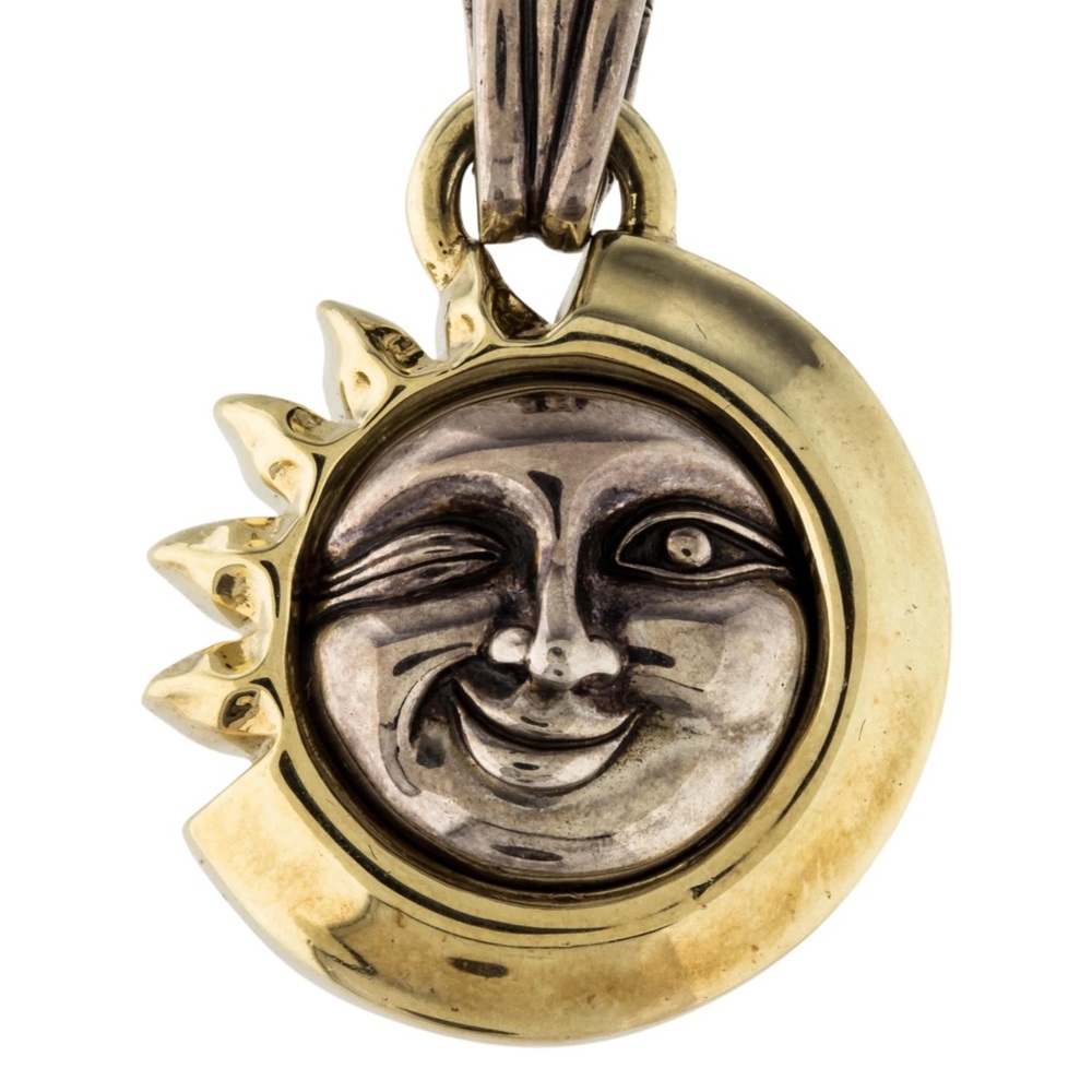 vintage Kieselstein-Cord Sun Pendant necklace